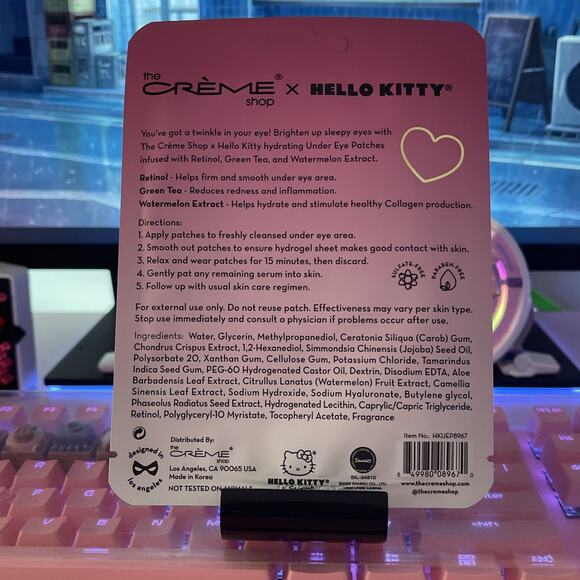 The Creme Shop x Sanrio Hello Kitty Twinkle Eyes Depuffing Under Eye Patches - Picture 8 of 16